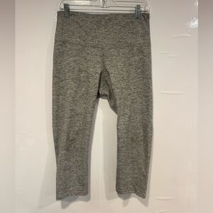 Grey old navy active marled crop legging